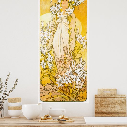 Alphonse Mucha Poster (Küche)