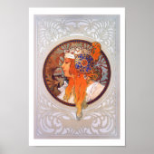Alphonse Mucha Poster (Vorne)