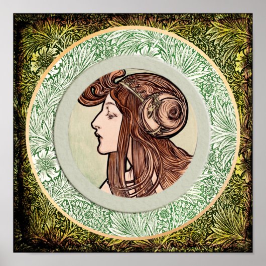 Alphonse Mucha Poster (Vorne)