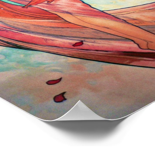 Alphonse Mucha Poster (Ecke)