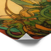Alphonse Mucha Poster (Ecke)