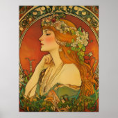 Alphonse Mucha Poster (Vorne)