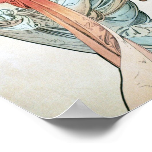 Alphonse Mucha Poster (Ecke)