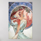 Alphonse Mucha Poster (Vorne)