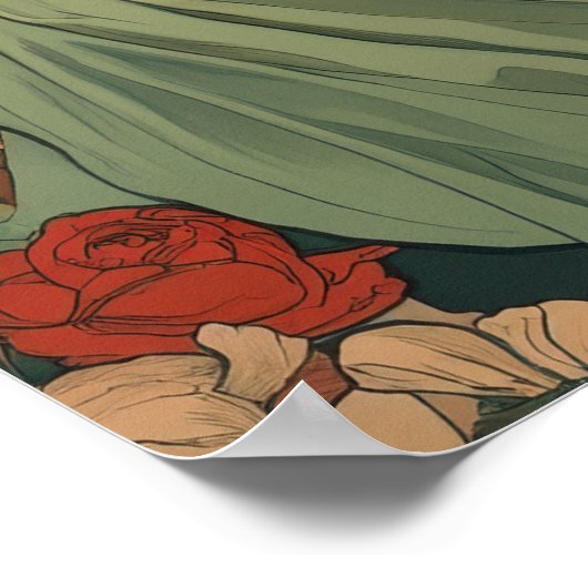 Alphonse Mucha Poster (Ecke)