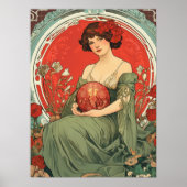 Alphonse Mucha Poster (Vorne)