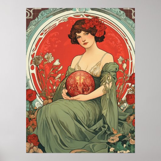 Alphonse Mucha Poster (Vorne)
