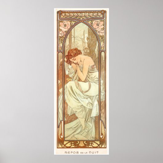 Alphonse Mucha Poster (Vorne)