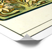 Alphonse Mucha Poster (Ecke)