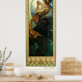 Alphonse Mucha Poster (Küche)