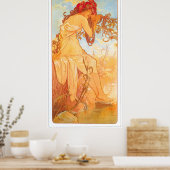 Alphonse Mucha Poster (Küche)