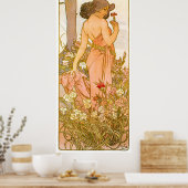 Alphonse Mucha Poster (Küche)