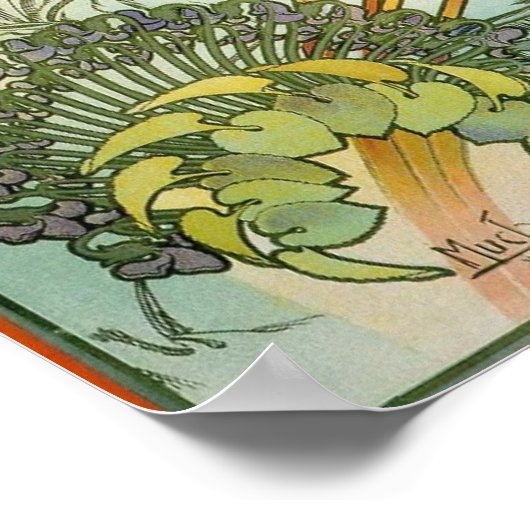 Alphonse Mucha Poster (Ecke)
