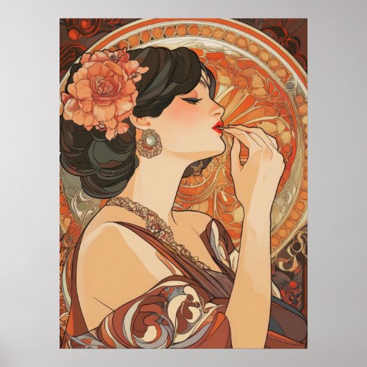 Alphonse Mucha Poster (Vorne)