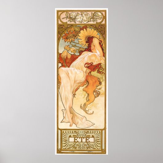 Alphonse Mucha Poster (Vorne)
