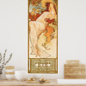 Alphonse Mucha Poster (Küche)