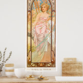 Alphonse Mucha Poster (Küche)