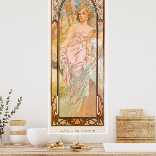 Alphonse Mucha Poster (Küche)