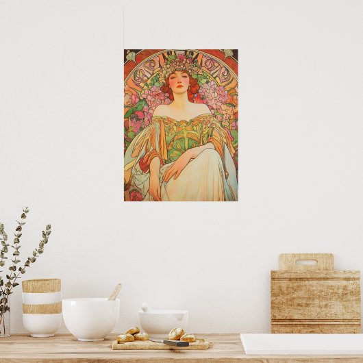 Alphonse Mucha Poster (Küche)