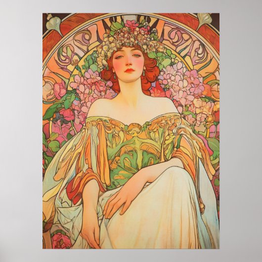 Alphonse Mucha Poster (Vorne)
