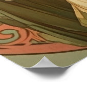 Alphonse Mucha Poster (Ecke)