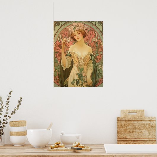 Alphonse Mucha Poster (Küche)