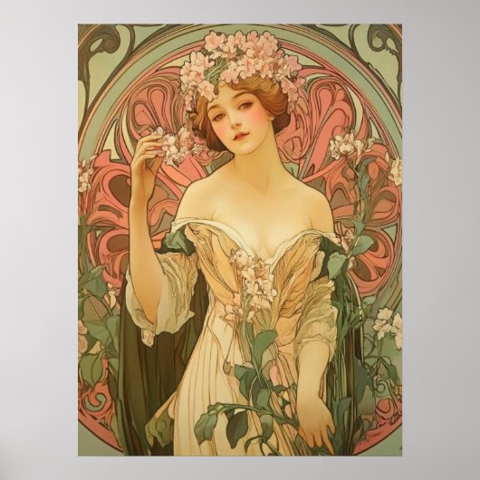 Alphonse Mucha Poster (Vorne)
