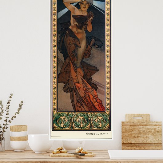 Alphonse Mucha Poster (Küche)
