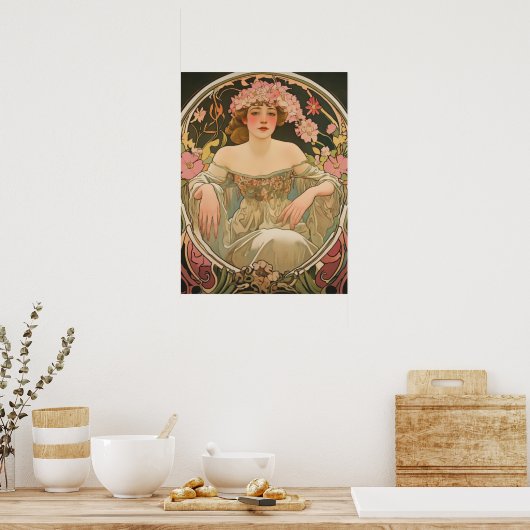 Alphonse Mucha Poster (Küche)