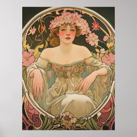 Alphonse Mucha Poster (Vorne)