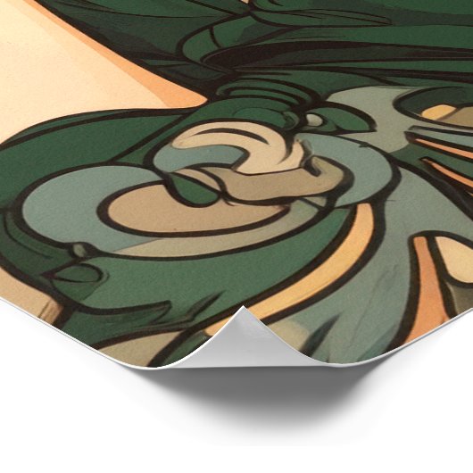 Alphonse Mucha Poster (Ecke)