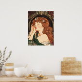 Alphonse Mucha Poster (Küche)