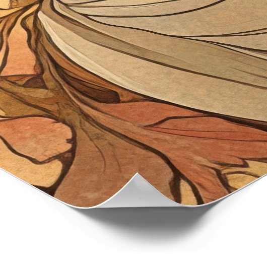 Alphonse Mucha Poster (Ecke)