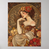 Alphonse Mucha Poster (Vorne)