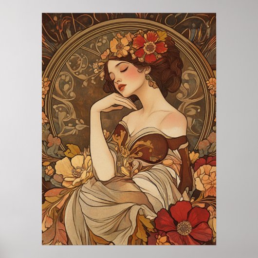 Alphonse Mucha Poster (Vorne)