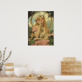 Alphonse Mucha Poster (Küche)
