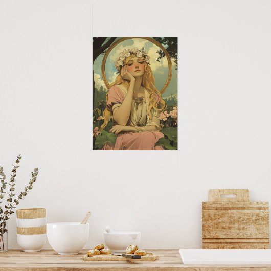 Alphonse Mucha Poster (Küche)