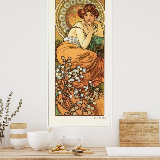 Alphonse Mucha Poster (Küche)