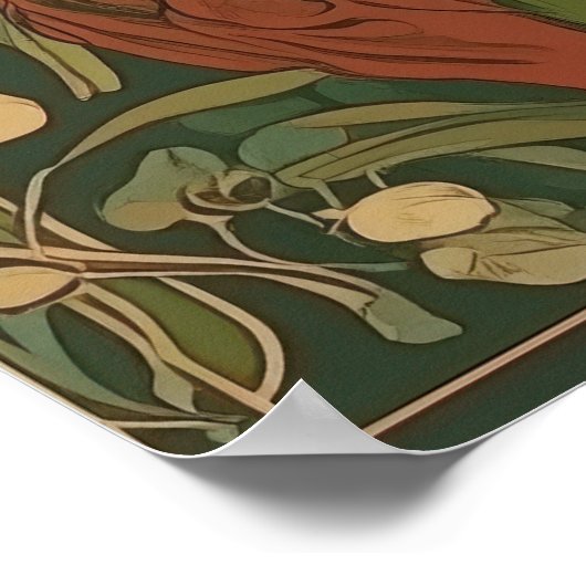 Alphonse Mucha Poster (Ecke)