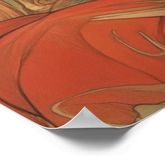 Alphonse Mucha Poster (Ecke)