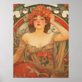 Alphonse Mucha Poster (Vorne)