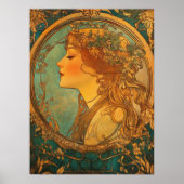 Alphonse Mucha Poster (Vorne)
