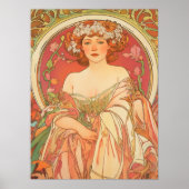 Alphonse Mucha Poster (Vorne)