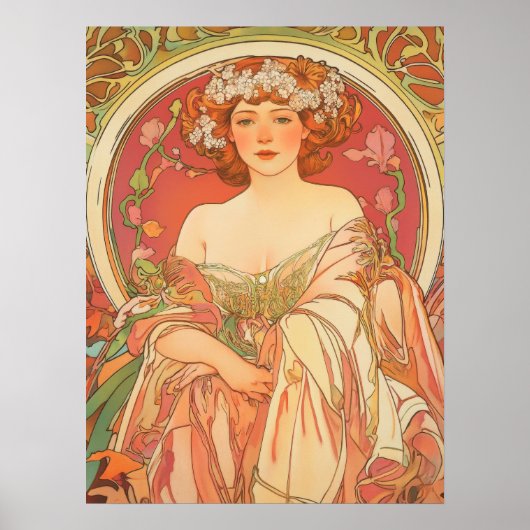 Alphonse Mucha Poster (Vorne)