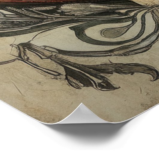 Alphonse Mucha Poster (Ecke)