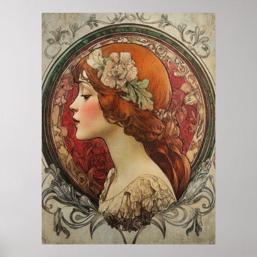 Alphonse Mucha Poster (Vorne)