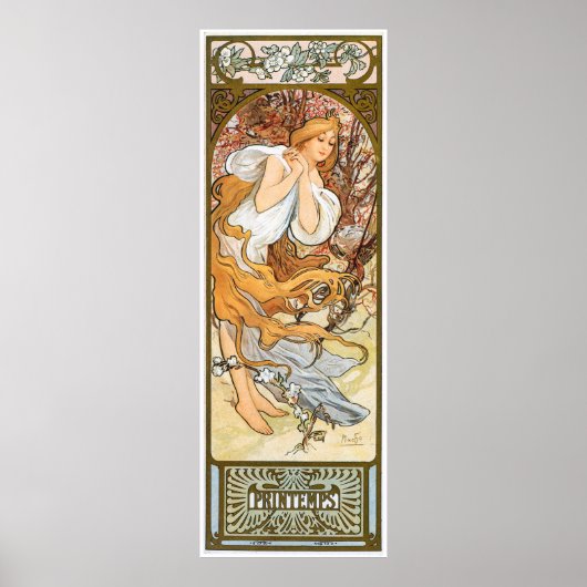 Alphonse Mucha Poster (Vorne)