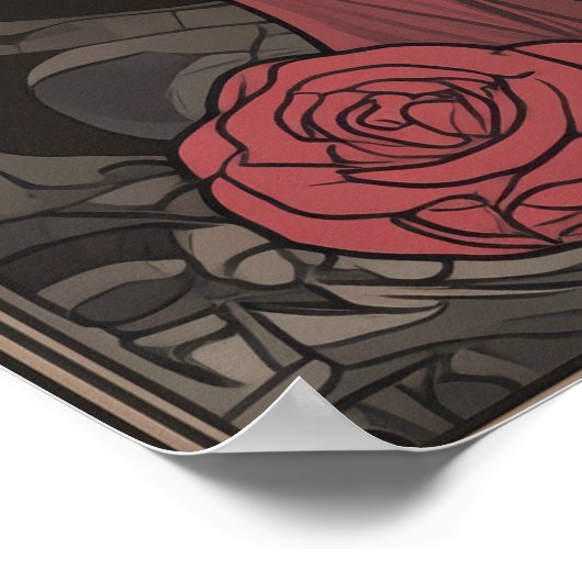 Alphonse Mucha Poster (Ecke)