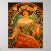 Alphonse Mucha Poster (Vorne)