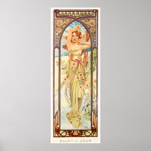 Alphonse Mucha Poster (Vorne)